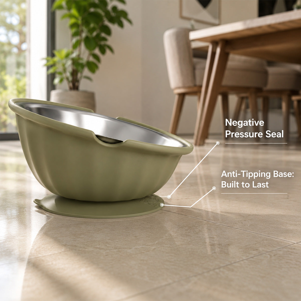 Slow feeder bowl product size