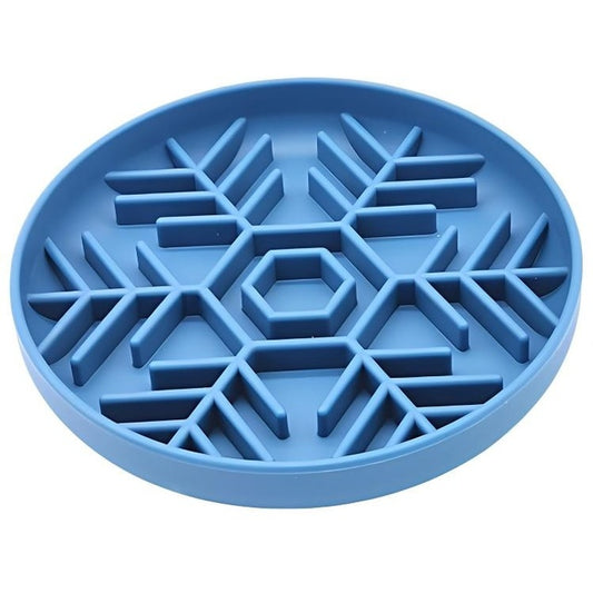 Slow Feeder Dog Bowl — Anti-Gulping Puzzle Bowl for Dogs & Cats