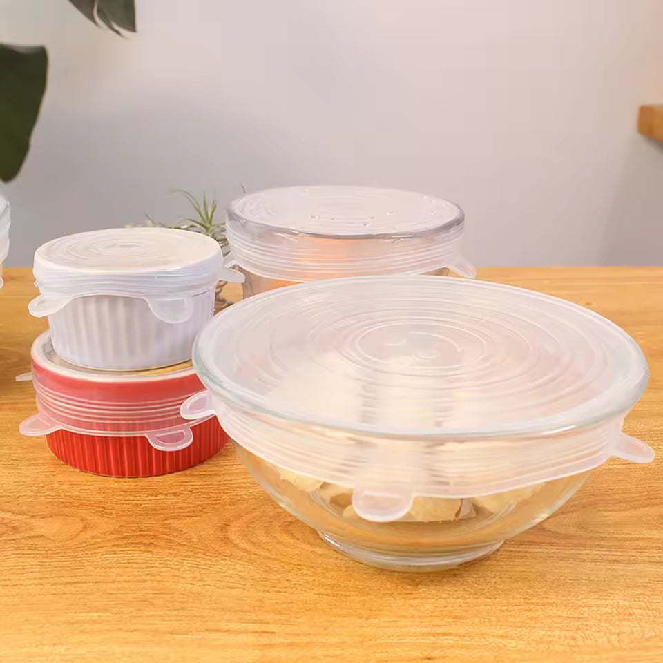 12-Pack Reusable Silicone Stretch Lids — Fits All Shapes 1