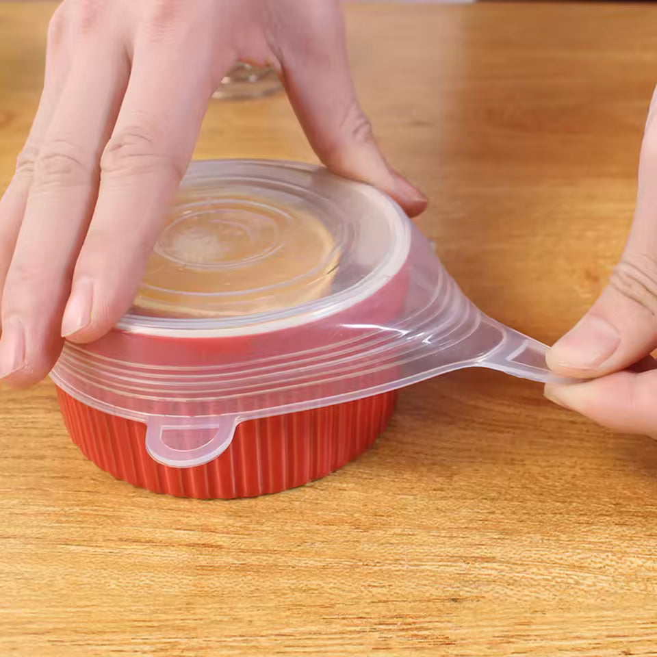 12-Pack Reusable Silicone Stretch Lids — Fits All Shapes 3