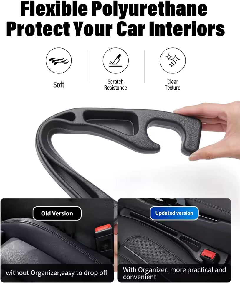 Car Seat Gap Filler — 2-Pack Universal Gap Stopper 2