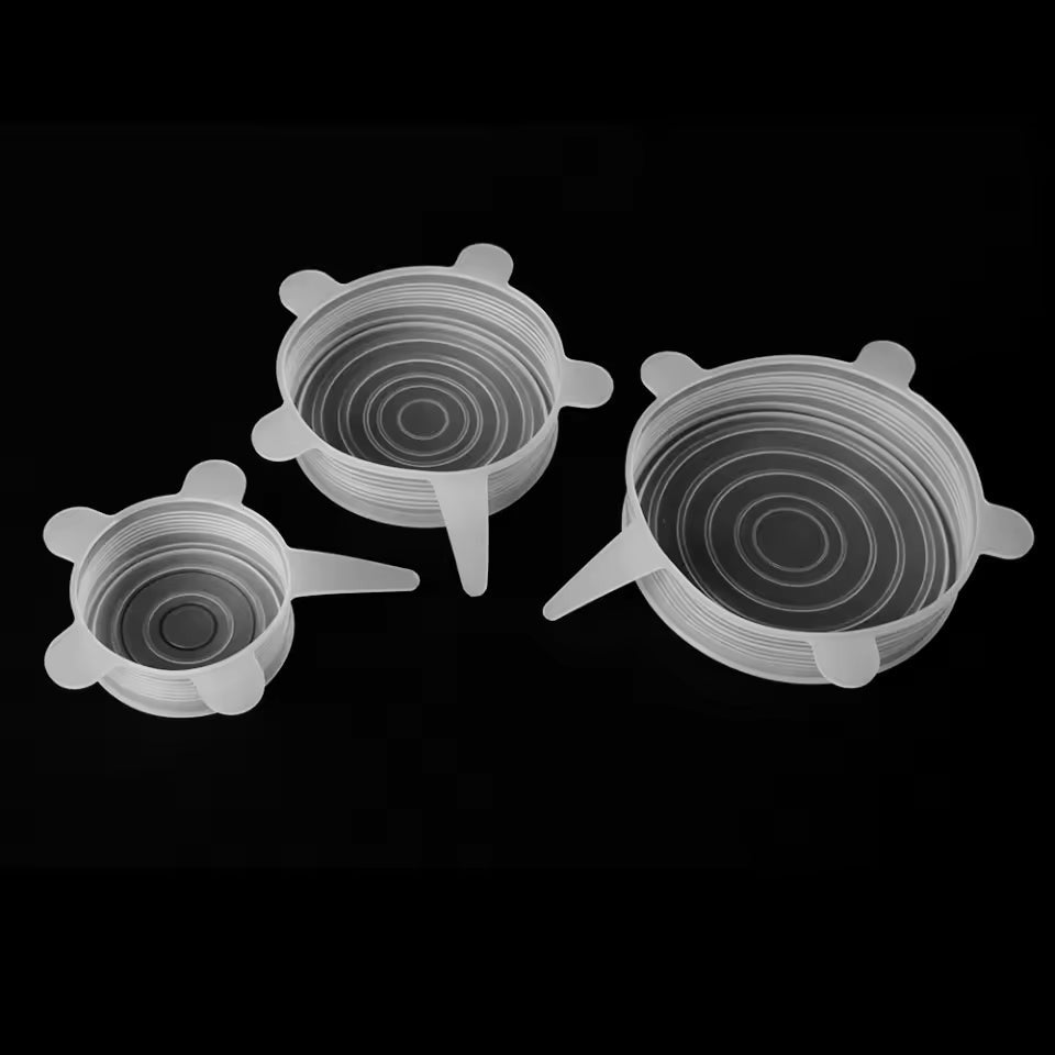 12-Pack Reusable Silicone Stretch Lids — Fits All Shapes 2