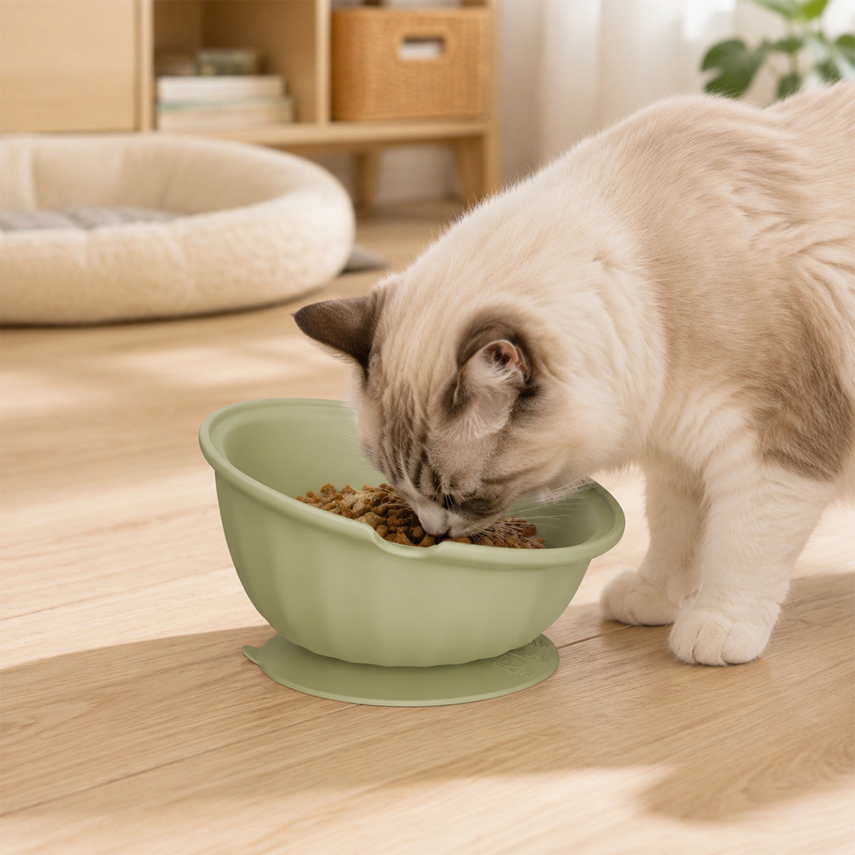 Anti-choking slow eating bowl detail