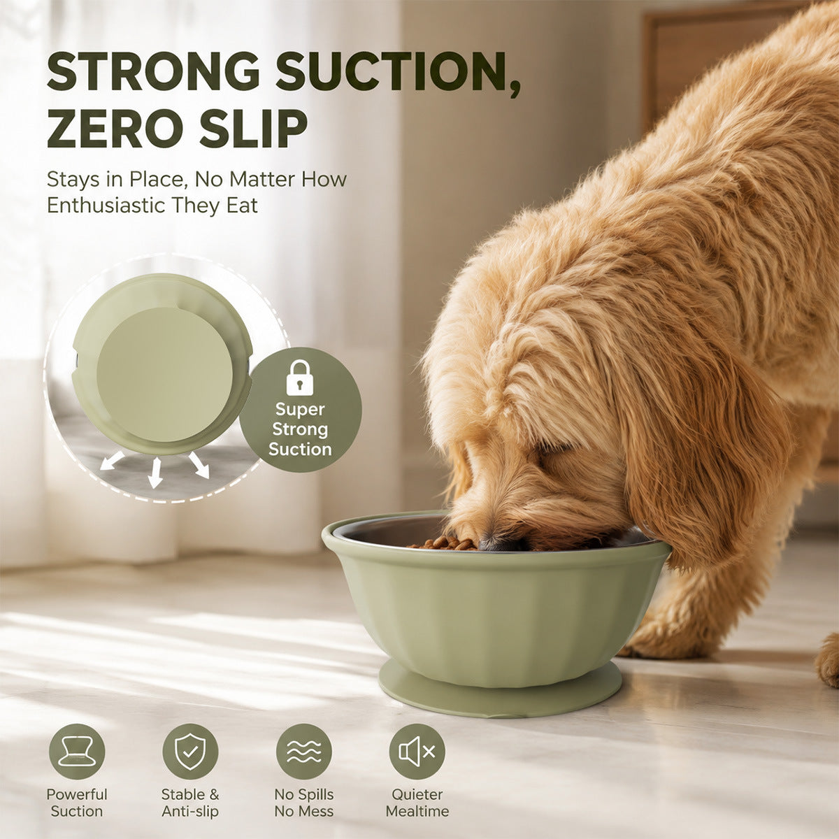 Slow feeder bowl three colors