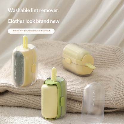 Cream Yellow reusable pet hair remover roller