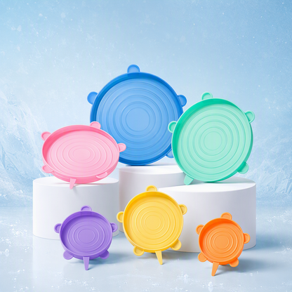 12-Pack Reusable Silicone Stretch Lids — Fits All Shapes 4
